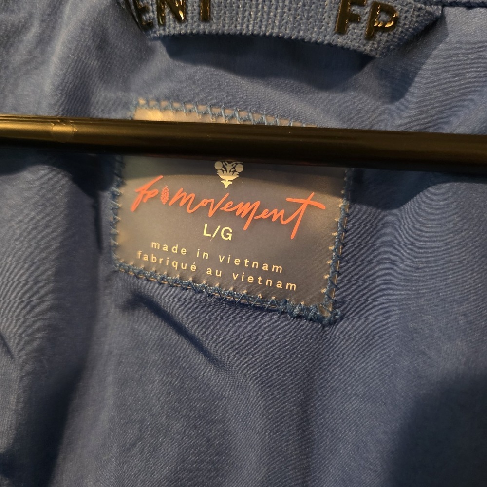 Free‎ People Movement Powder Vixen Jacket Blue Size Large NWT - Picture 7 of 7